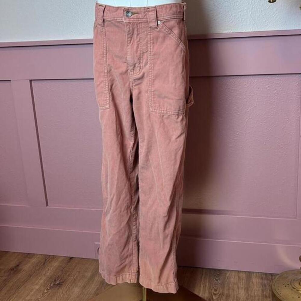 urban outfitters bdg corduroy baggy pants sz 32 pink cotton